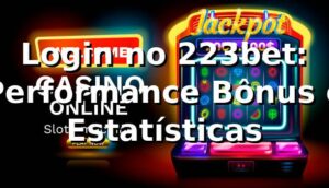 Login no 223bet: Performance, Bônus e Estatísticas 📊