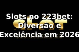 Slots no 223bet: Diversão e Excelência em 2026 🎰